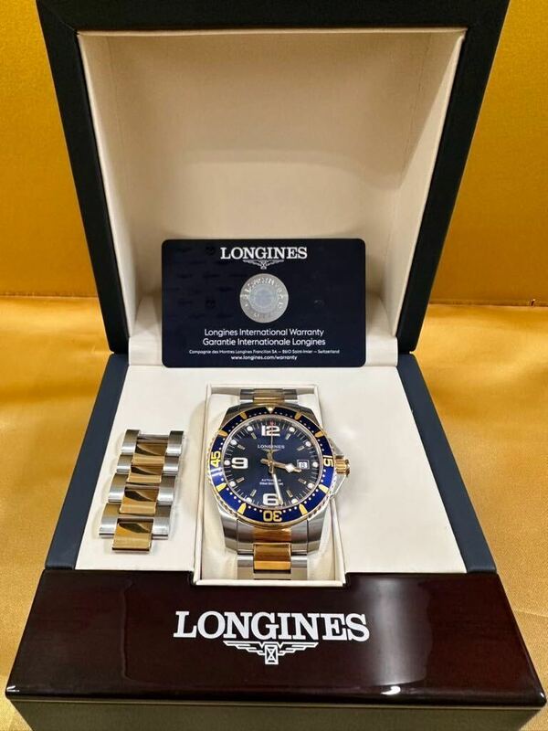 LONGINES ハイドロコンクエスト L3.742.3.96.7 メンズ 自動巻