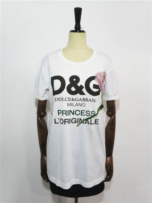 62754 Dolce & Gabbana ／ ドルチェアンドガッバーナ DGロゴ パッチワーク Tシャツ