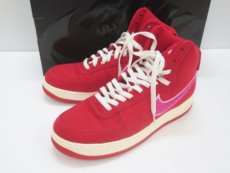 NIKE×EMOTIONALLY UNAVAILABLE ナイキ/エモーショナリー アンアベイラブル AV5840-600 AIR FORCE 1 HIGH EU スニーカー　美品　28.5㎝