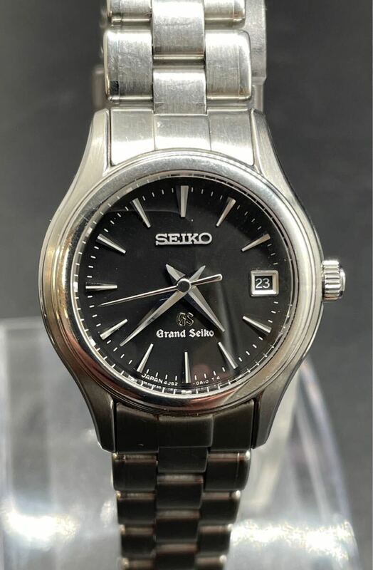 SEIKO グランドセイコー　クォーツ レディース腕時計 STGF041 4J52-0A10 2024年5月電池交換　コマ付き　ブラック文字盤　稼動品　18153