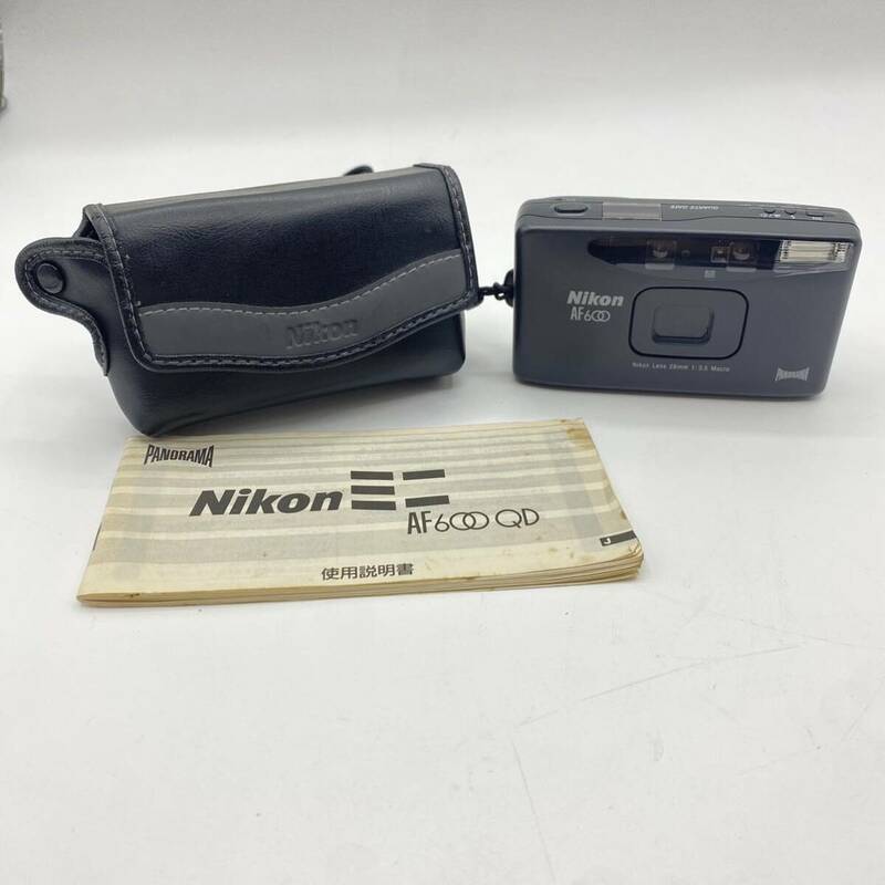 Nikon ニコン ミニAF600 QD クォーツデートフィルムカメラ コンパクトカメラ コンパクトフィルムカメラ 取説付