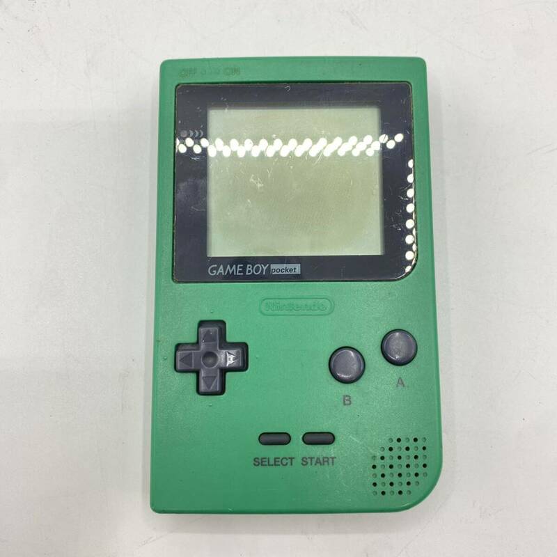 Nintendo 任天堂 GAMEBOY Pocket ゲームボーイポケット グリーン MGB-001 ニンテンドー レトロ ゲーム機