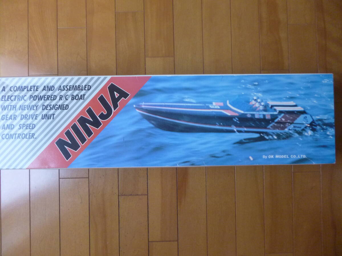 希少・新品・未使用／RC　ニンジャ　電動ボート　1台／OK模型 NINJA OK MODEL No.007