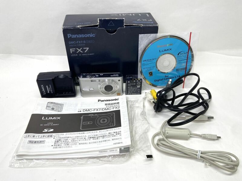 【E674】中古 Panasonic LUMIX ルミックス DMC-FX7 パナソニック コンパクトデジタルカメラ 付属品多数 b
