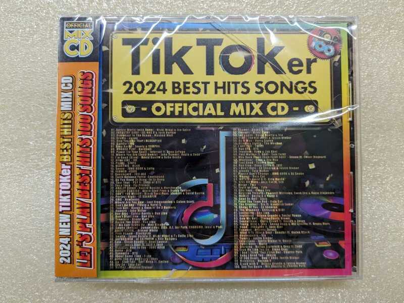 新品 洋楽CD TIK TOKER 2024 ベストヒットソング オフィシャル マキシCD TikToker 2024 TOP100 ダンス BEST HITS SONGS AV8-005 輸入盤 