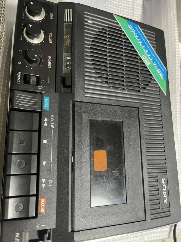 【中古カセットレコーダー】SONY TC-1365型 カセットテープレコーダー