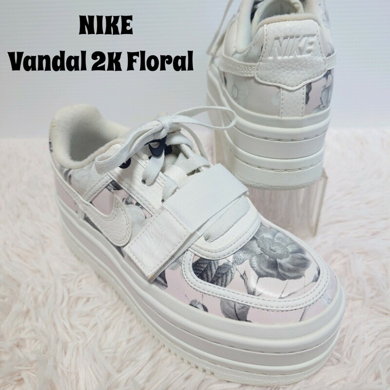 NIKE ナイキ Vandal 2K Floral 厚底 スニーカー 靴 23cm レディース ライトピンク/ホワイト