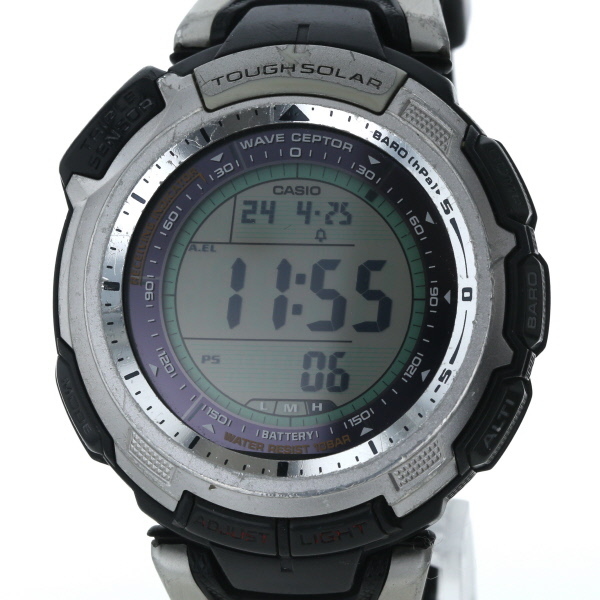 カシオ CASIO Gショック プロトレック PRW-1300J ソーラー 文字盤 デジタル式 メンズ 腕時計 【xx】【中古】4000015800900073