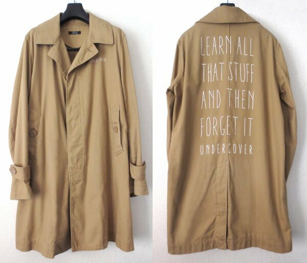 【希少】定価4.5万 アンダーカバー L.T.A.F. ステンカラーコート 3 UNDER COVER LTAF COAT ベージュ