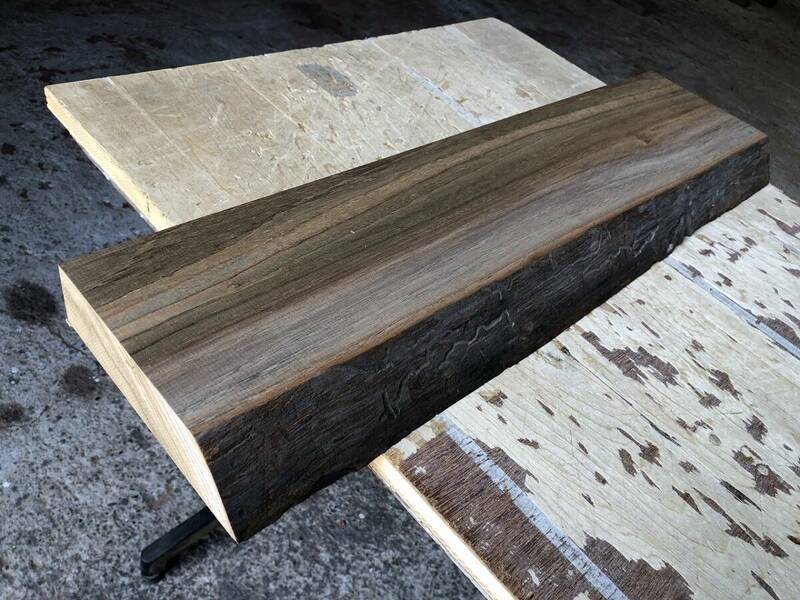 送料無料！【U166B】チーク 642×～168×42㎜ 乾燥材 木工 DIY 材木 天然木 無垢材《銘木すずめや》