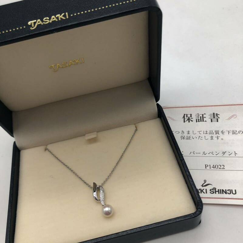 TASAKI タサキ ネックレス シルバー パール ファッション アクセサリー P1744