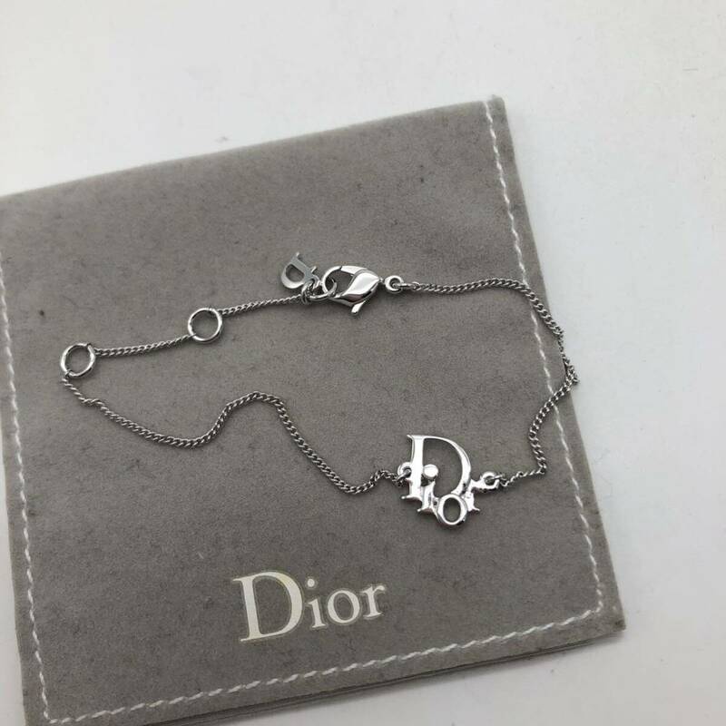 Christian Dior クリスチャン ディオール ブレスレット ロゴ シルバー アクセサリー P1746