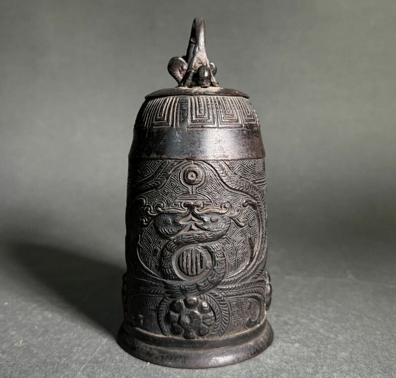 古銅 李朝 鐘 朝鮮 時代物 中国美術 置物 