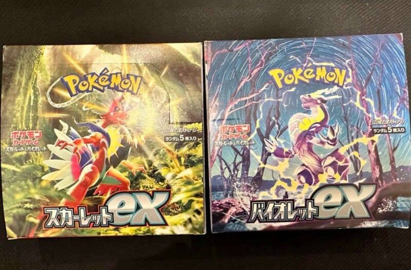 バイオレットex スカーレットex ポケモンカード 2BOX ２箱セット 60packs pokemon cards Japanese 新品未開封　ポケカ