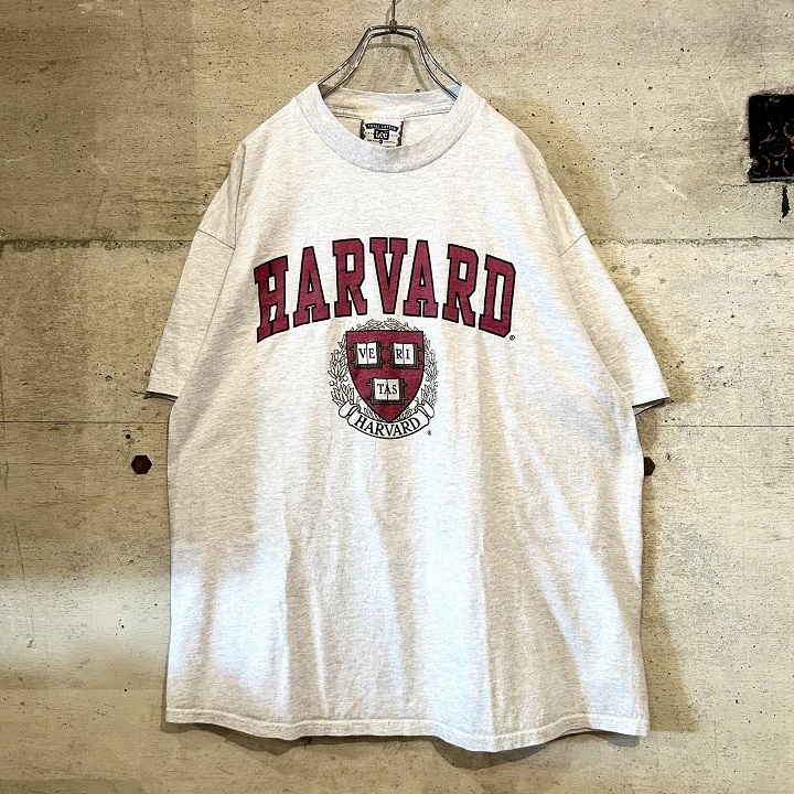 29311 ビンテージ 90s USA製 HARVARD ハーバード Tシャツ Lee カレッジ プリント XL