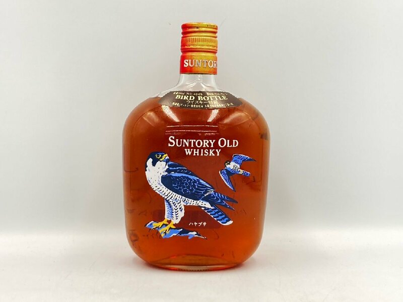ST【同梱不可】SUNTORY OLD WHSKY サントリー オールド バードボトル ハヤブサ ウイスキー 特級 700ml 43％ 未開栓 古酒 Z054474