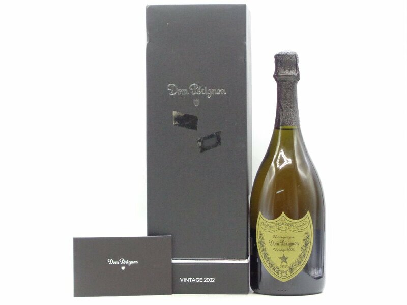 【1円】～ Dom Perignon 2002 BRUT ドンペリニヨン ブリュット シャンパン 箱入 未開封 古酒 750ml 12,5% 液面低下 B67613