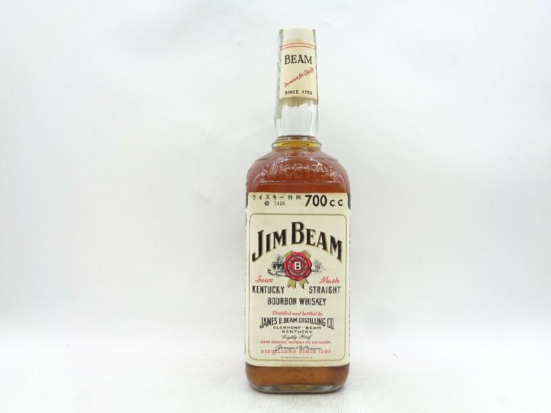 JIM BEAM ジム ビーム バーボン ウイスキー 特級 700ml 40% 未開封 古酒 X270524