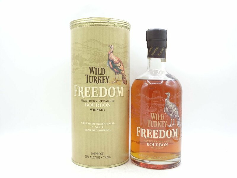 WILD TURKEY FREEDOM ワイルド ターキー フリーダム バーボンウイスキー 750ml 53% 箱入 未開封 古酒 P033489