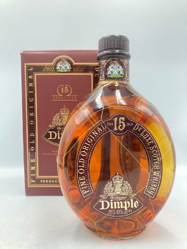 ST【同梱不可】Dimple ディンプル 15年 箱有 750ml 43% 1372g 未開栓 古酒 Z051046