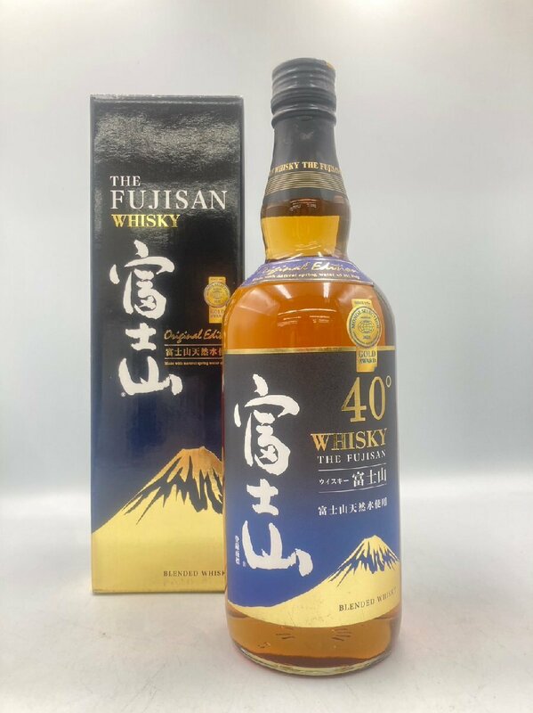 ST【同梱不可】富士山 箱有 700ml 40% 1075g 未開栓 古酒 Z056371