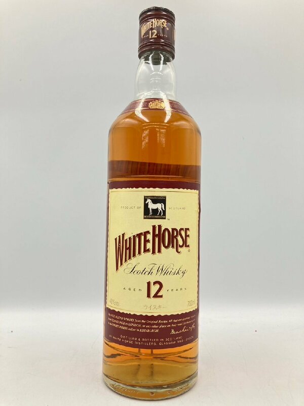 ST【同梱不可】WHITE HORSE ホワイトホース 12年 700ml 40% 未開栓 古酒 Z056969
