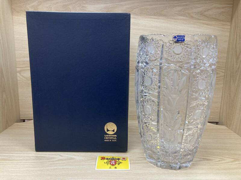 ラウジッツァー／LAUSITZER CRYSTAL クリスタルガラス 花瓶 フラワーベース