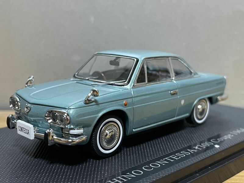 エブロ製 1/43 ヒノ コンテッサ 1300 クーペ 1964年 ブルー