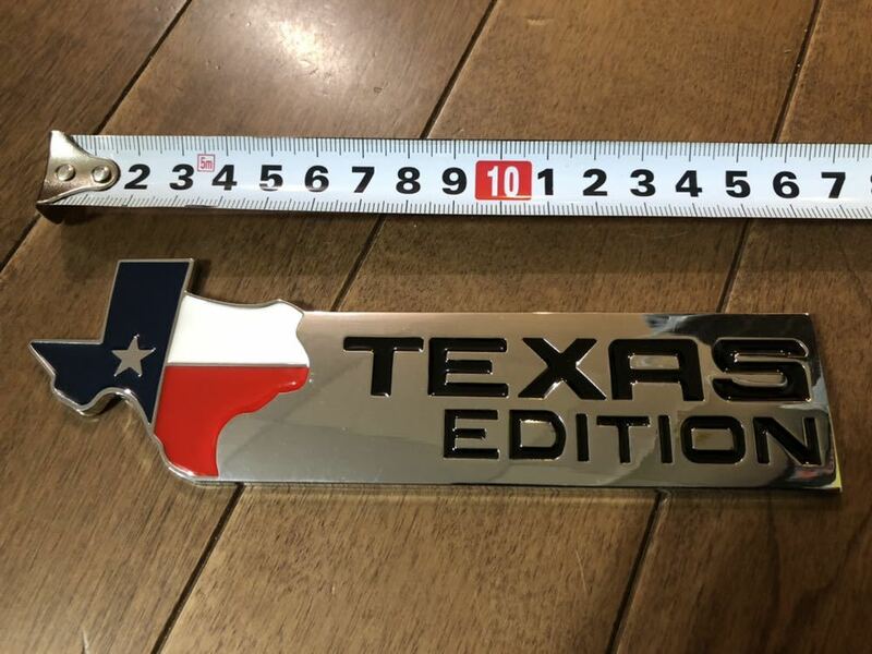 TEXAS Edition テキサス エンブレム FORD フォード F150 銀 シルバー dodge jeep chevy chevrorete ダッジ ジープ シボレー タンドラtundra