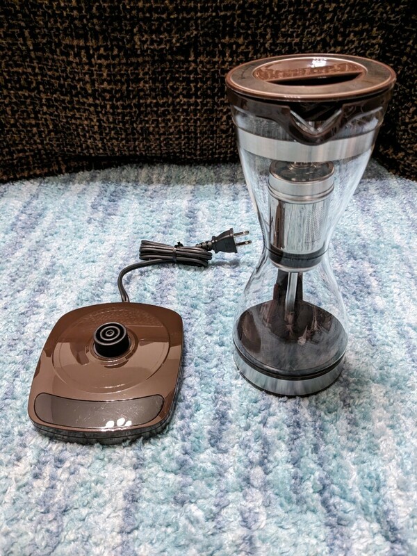 0605u2535　サイフォン式コーヒーメーカー ブラウン 茶色 全自動 高速 サイフォン コーヒーメーカー シンプル ar-a0073