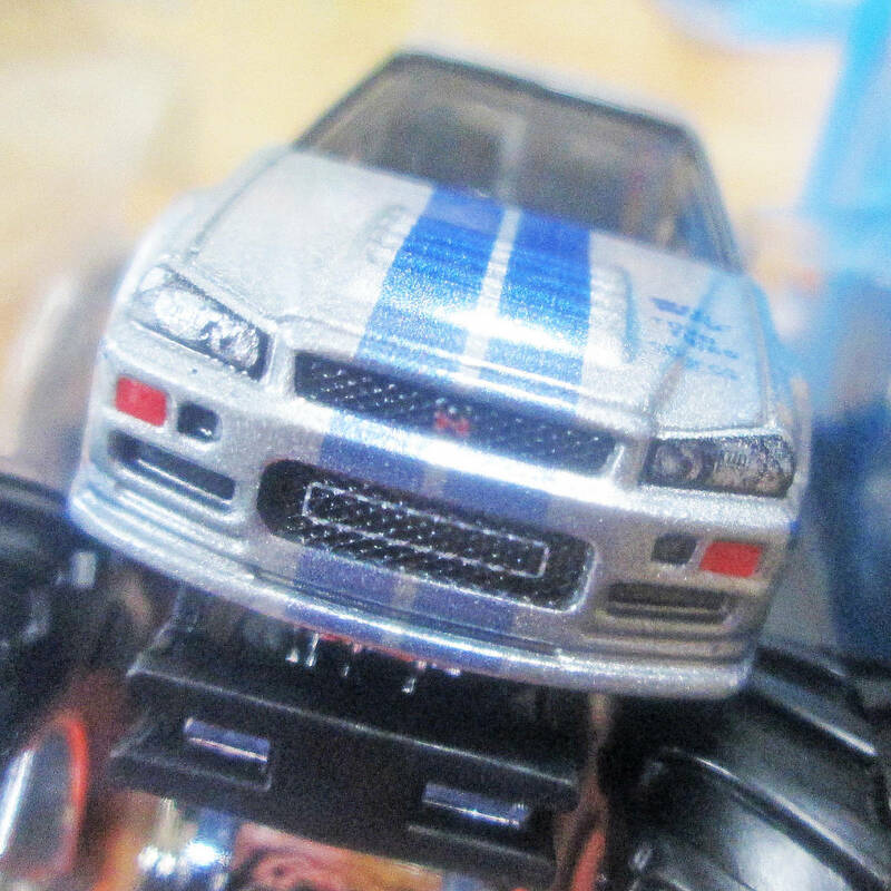 ★大人気★レア★MONSTER TRUCKS/モンスタートラック 日産 スカイライン/NISSAN skyline GT-R R34/ワイスピ/ワイルドスピード/ブライアン