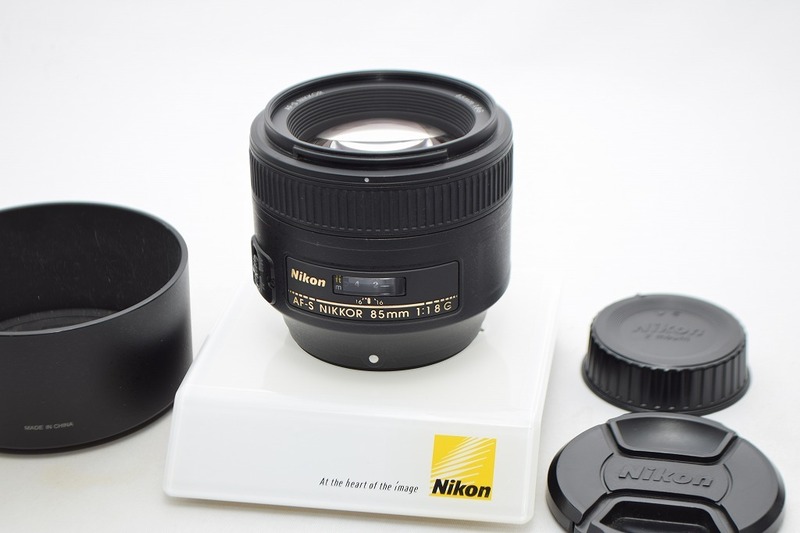 良品★Nikon ニコン AF-S NIKKOR 85mm F1.8G ★レンズフード付