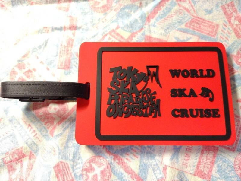 東京スカパラダイスオーケストラ★ＱＭＳ★ラゲージタグ、バゲージタグ、バゲッジタグ★未使用品★ＷＯＲＬＤ　ＳＫＡ　ＣＲＵＩＳＥ