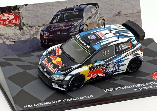 Altaya　1/43　VW・ポロ R WRC　#1　S．オジェ　2016ラリー・モンテカルロ優勝