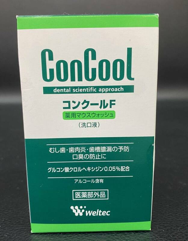 未使用 薬用マウスウォッシュ 洗口液 ConCool コンクールF Beフラボン 100ml むし歯 歯肉炎 歯槽膿漏 口臭 マウスケア 240401-54