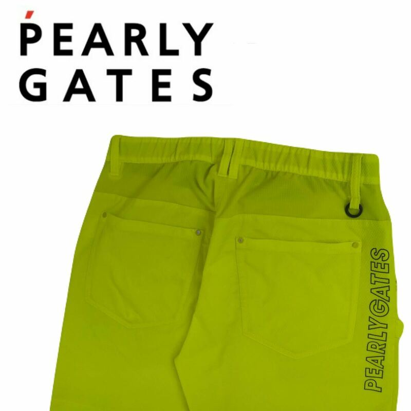 極美品 近年新作 PEARLY GATES ストレッチ 通気性抜群 軽量 ハーフパンツ ゴルフパンツ メンズ4 パーリーゲイツ ゴルフウェア 2405303