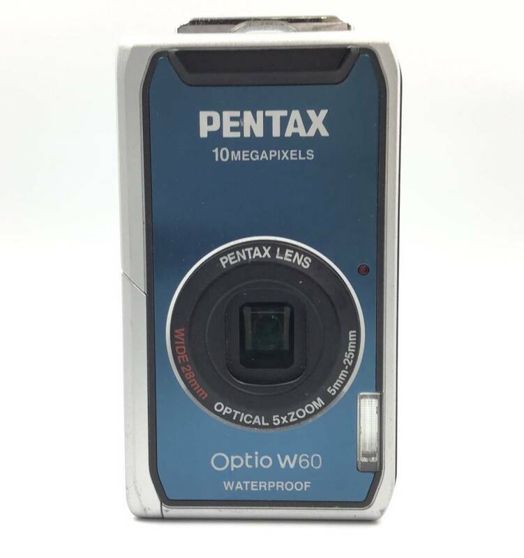 02628 【動作品】 PENTAX ペンタックス Optio W60 コンパクトデジタルカメラ バッテリー付属