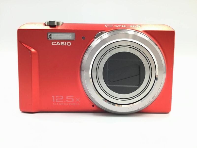 11227 【動作品】 CASIO カシオ EXILIM EX-ZS160 コンパクトデジタルカメラ バッテリー付属