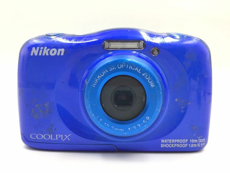 09465 【動作品】 Nikon ニコン COOLPIX W100 コンパクトデジタルカメラ バッテリー付属