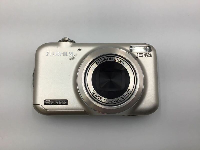 41092 【動作品】 FUJIFILM 富士フイルム FinePix JX400 コンパクトデジタルカメラ バッテリー付属