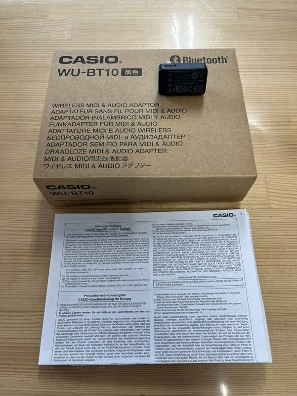 CASIO WU-BT10 カシオ ワイヤレス MIDI & AUDIO アダプター