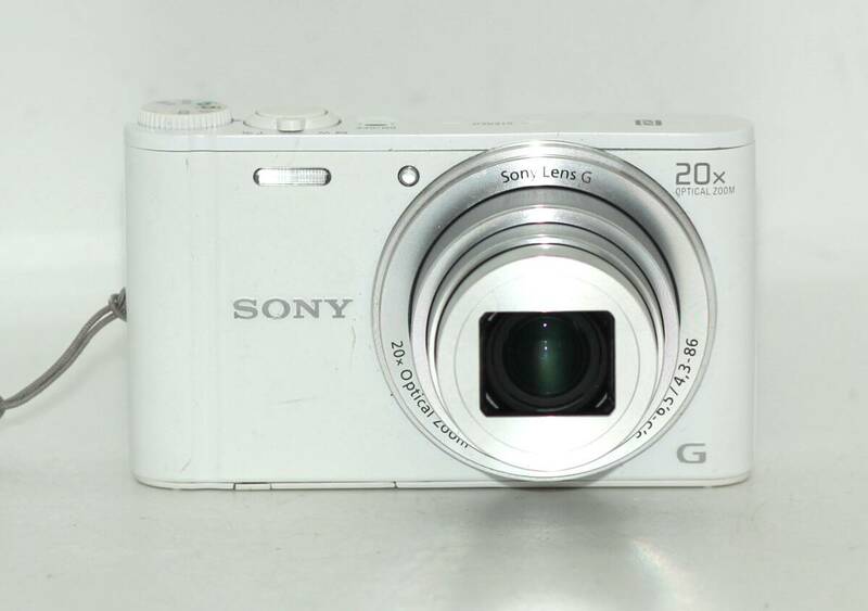 ★美品★ SONY ソニー Cyber-shot DSC-WX350 ホワイト コンパクトデジタルカメラ #S122