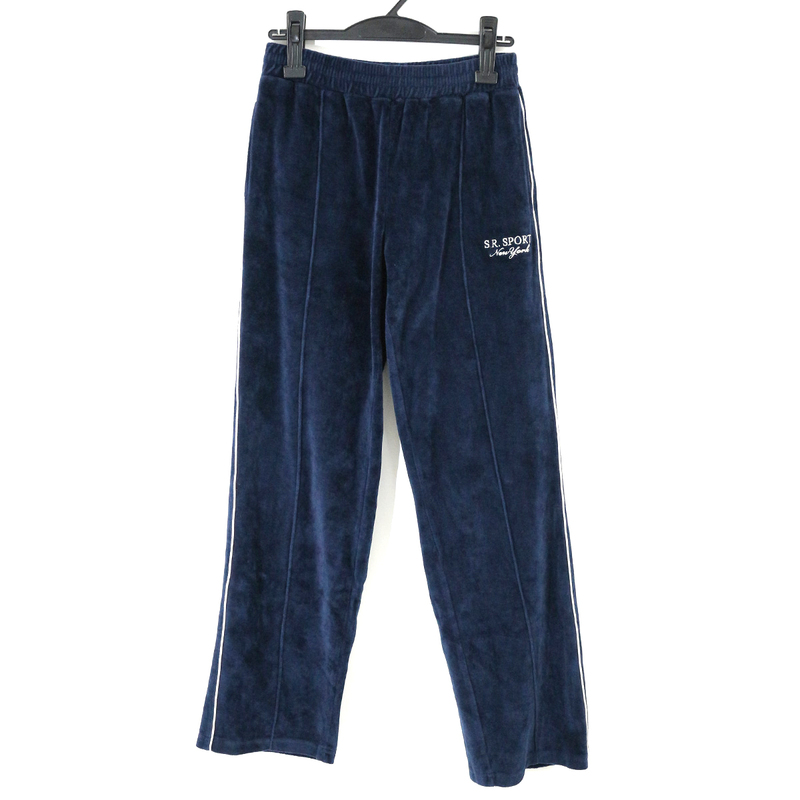 L'Appartement購入 SPORTY&RICH 23SS VELOUR TRACK PANTS ベロアトラックパンツ S 23030570001510 スポーティアンドリッチ アパルトモン