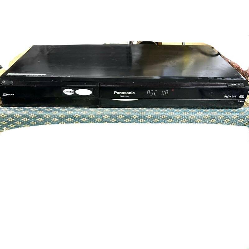 Panasonic パナソニック HDD / DVD レコーダー DIGA DMR-XP12 通電のみ確認 動作未確認 ジャンク (B4327)
