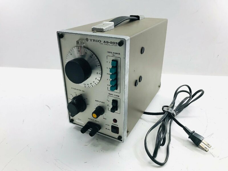 ☆TRIO トリオ オシレーター　 AG-203 　OSCILLATOR 低周波発振器