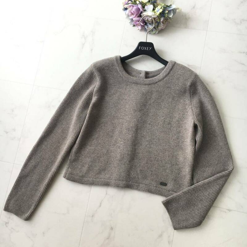 新作美品　FOXEY フォクシー　2way カシミヤ100% カーディガン　送料無料　クリーニング済