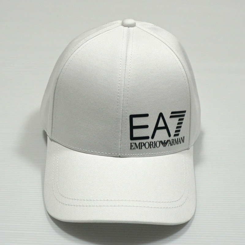 新品・本物 EMPORIO ARMANI EA7 エンポリオ アルマーニ キャップ 帽子 メンズ 247088 CC010 11511 ホワイト×ブラックロゴ フリー