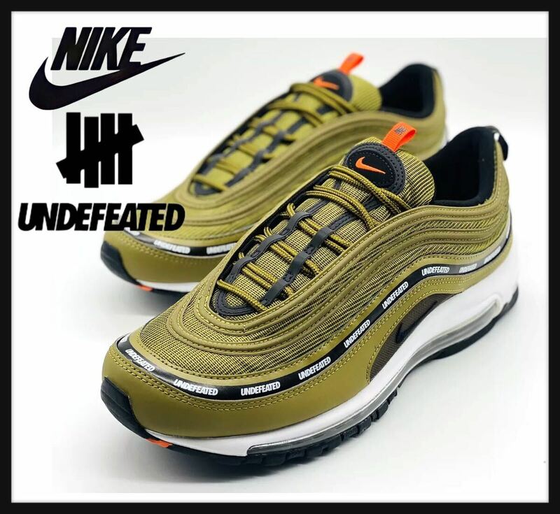 【新品】UNDEFEATED アンディフィーテッド × NIKE AIR MAX 97ナイキ エアマックス / UNDFTD MILITIA GREEN DC4830-300 スニーカー