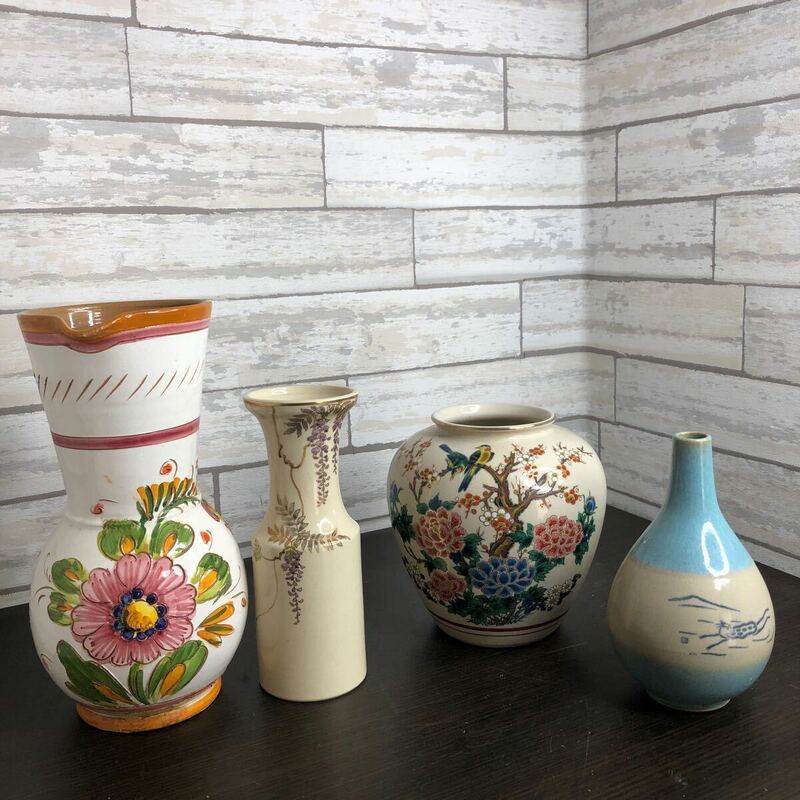 花瓶 磯御庭窯 九谷焼 壺 陶器 メーカー不明