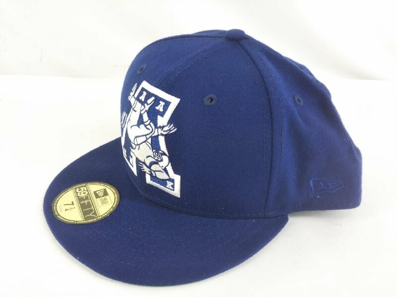 A BATHING APE×NEW ERA アメフト キャップ ウール アベイシングエイプ ニューエラ　ブルー